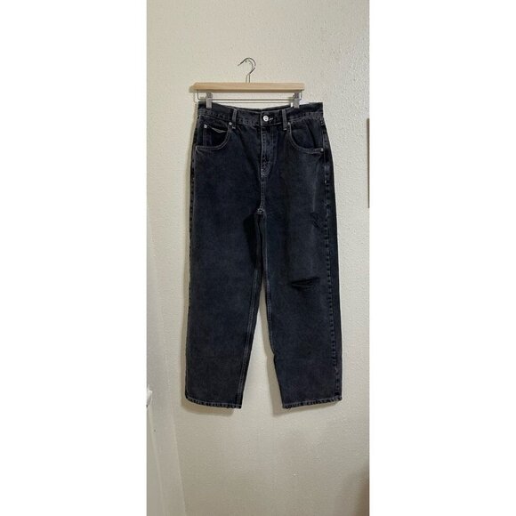 BDG W Black Rip Boyfriend Midrise Relax Fit Jean 31W 32L - Picture 3 of 12